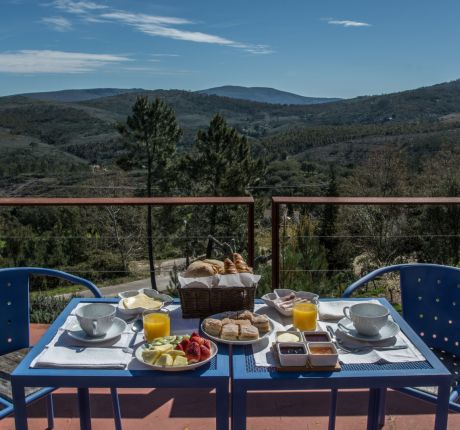 Terraço privativo superior da casa Nascente da Quinta do Barrieiro